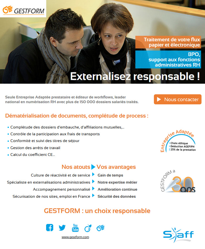 Numérisation : GESTFORM développe ses 