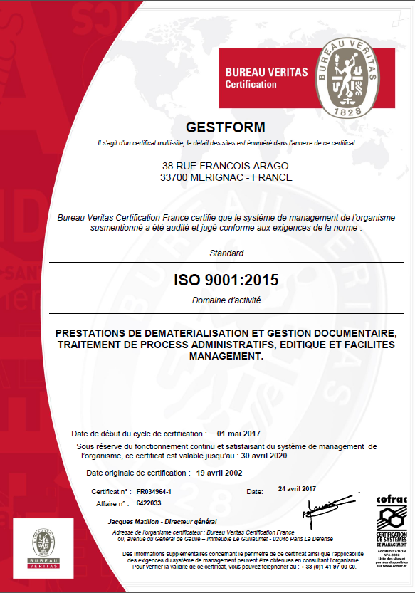 iso-9001 version 2015-qualite-bureau veritas