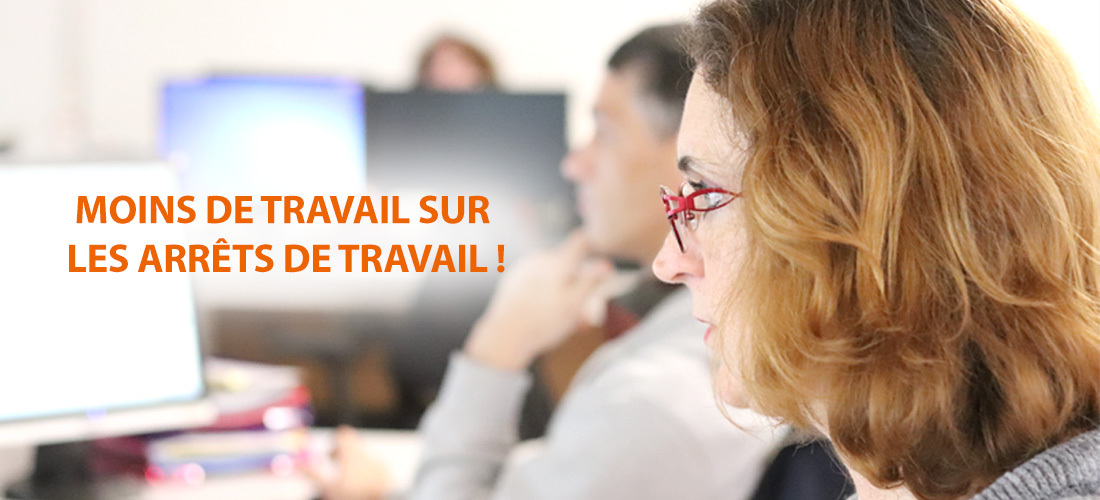 Moins de travail sur les arrêts de travail !