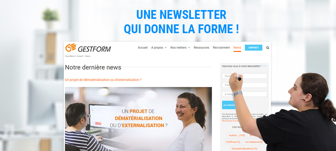 Une Newsletter qui donne la forme !