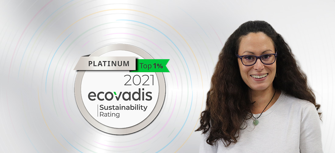 Ecovadis : Platinum - Top 1% des entreprises